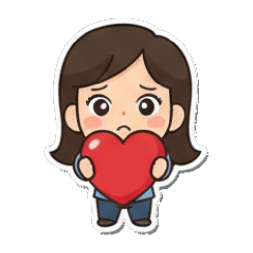 脸红愤怒冒烟 Cute Girl Daily Mood sticker for expressive chats and social replies.