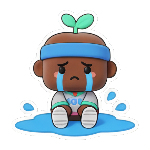 疑惑不解的挠头 Coie's Sprout Expressions sticker for expressive chats and social replies.