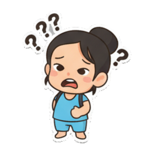 脸红竖拇指赞 Chibi Girl Daily Life sticker for expressive chats and social replies.