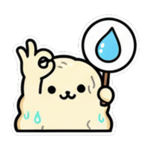 比OK手势滴水 Doughy Chef's Daily Life sticker for expressive chats and social replies.