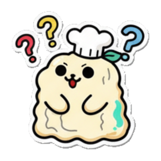 厨师团子疑惑不解 Chef Blob's Daily Fun sticker for expressive chats and social replies.