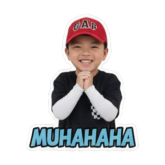 Child with hands up, asking for 'MORE SHARES PLS'. Game Night Kid sticker for expressive chats and social replies.