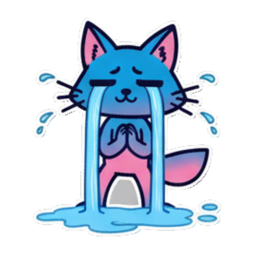 疑惑不解头顶问号思考 Peace Cat's Daily Moods sticker for expressive chats and social replies.