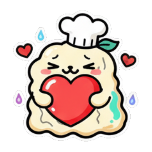 头顶乌云生气 Doughy Chef's Daily Life sticker for expressive chats and social replies.