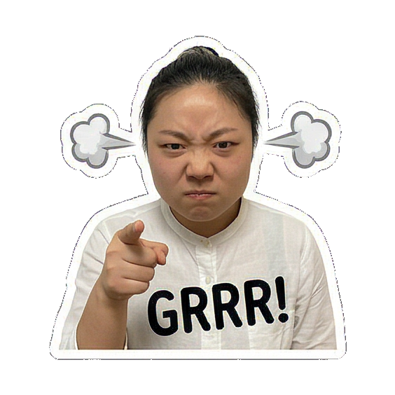 Sticker 4 from AI Sticker Pack, designed for expressive chats, social replies, and everyday reactions.