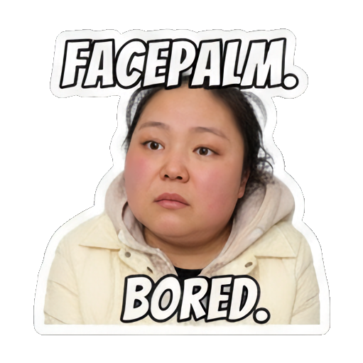 戴墨镜酷酷表情 Meme Moods sticker for expressive chats and social replies.