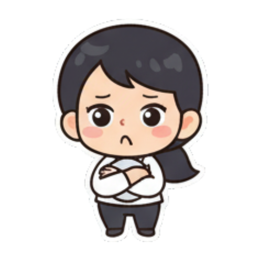 Sticker 3 from AI Sticker Pack, designed for expressive chats, social replies, and everyday reactions.
