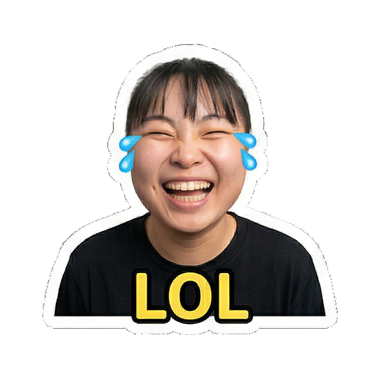 Sticker 13 from AI Sticker Pack, designed for expressive chats, social replies, and everyday reactions.