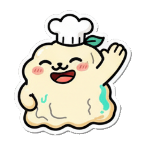 厨师团子开心挥手打招呼 Chef Blob's Daily Fun sticker for expressive chats and social replies.