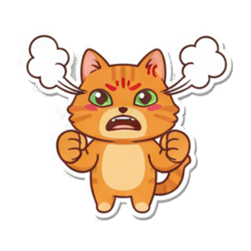 Sticker 8 from AI Sticker Pack, designed for expressive chats, social replies, and everyday reactions.