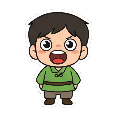 Sticker 12 from AI Sticker Pack, designed for expressive chats, social replies, and everyday reactions.