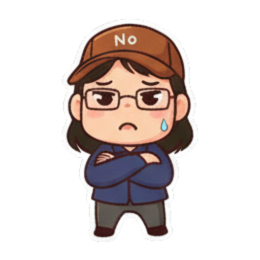 Sticker 3 from AI Sticker Pack, designed for expressive chats, social replies, and everyday reactions.