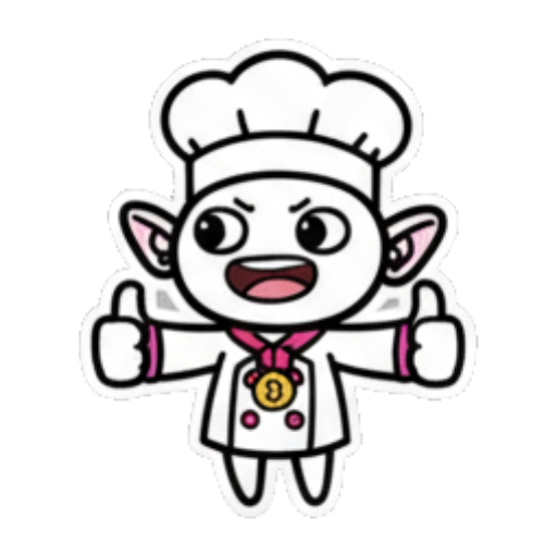 比心的萌厨师 Cute Chef Elf Stickers sticker for expressive chats and social replies.