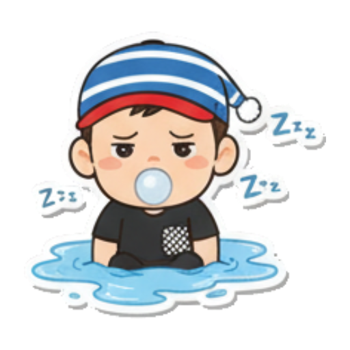 Cheering, pom-poms Chibi Boy Expressive Stickers sticker for expressive chats and social replies.