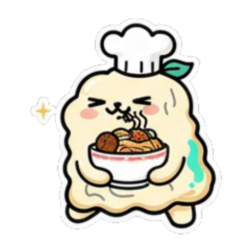享受美食吃得香 Chef Blob's Daily Life sticker for expressive chats and social replies.