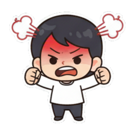 Sticker 8 from AI Sticker Pack, designed for expressive chats, social replies, and everyday reactions.