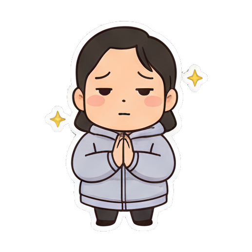 Sticker 5 from AI Sticker Pack, designed for expressive chats, social replies, and everyday reactions.