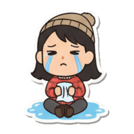 Sticker 9 from AI Sticker Pack, designed for expressive chats, social replies, and everyday reactions.