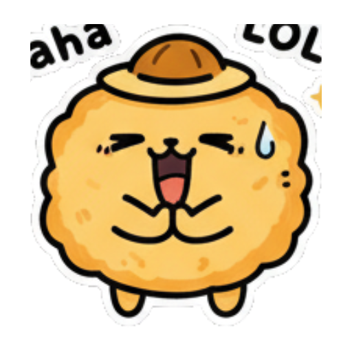 开心大笑哈哈 Fluffy Bun's Daily Moods sticker for expressive chats and social replies.