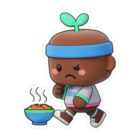 奔跑中的可爱萌芽 Coie's Sprout Expressions sticker for expressive chats and social replies.