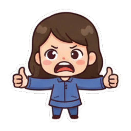 Sticker 11 from AI Sticker Pack, designed for expressive chats, social replies, and everyday reactions.