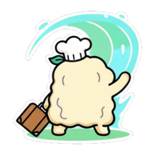 提着行李去旅行 Chef Blob's Daily Life sticker for expressive chats and social replies.