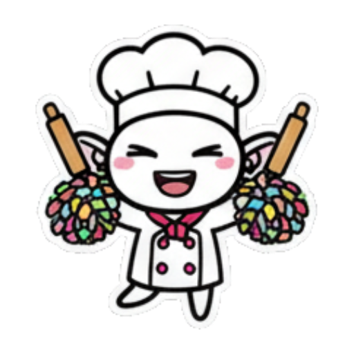 吃面条的厨师 Cute Chef Elf Stickers sticker for expressive chats and social replies.