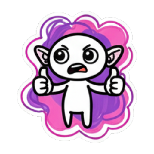 竖起大拇指表示赞同 Chibi Elf Daily Mix sticker for expressive chats and social replies.