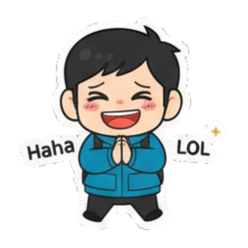 Sticker 6 from AI Sticker Pack, designed for expressive chats, social replies, and everyday reactions.