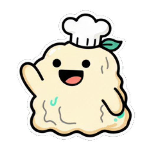 可爱厨师团子挥手打招呼 Chef Dumpling Express sticker for expressive chats and social replies.
