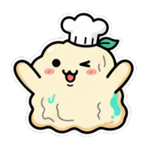 可爱团子挥手说再见 Chef Dumpling Express sticker for expressive chats and social replies.