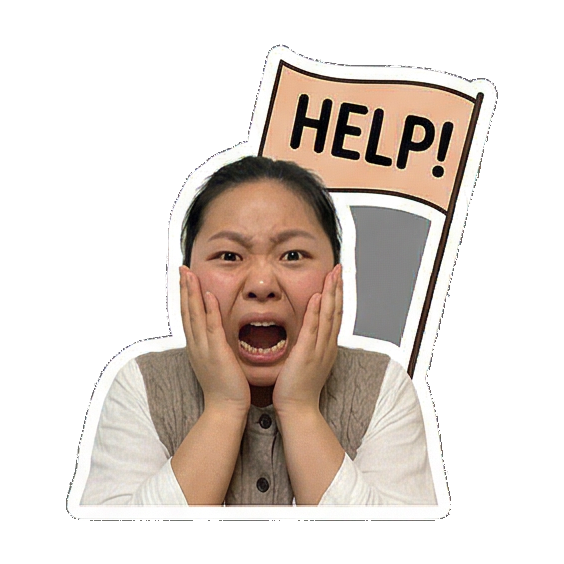 Sticker 7 from AI Sticker Pack, designed for expressive chats, social replies, and everyday reactions.