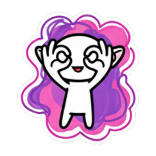 害羞地捂住眼睛的小精灵 Chibi Elf Daily Mix sticker for expressive chats and social replies.