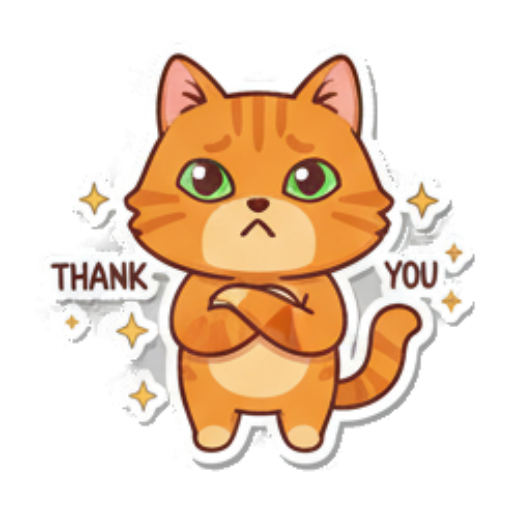 Sticker 4 from AI Sticker Pack, designed for expressive chats, social replies, and everyday reactions.