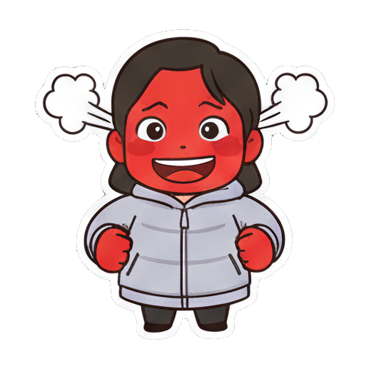Sticker 8 from AI Sticker Pack, designed for expressive chats, social replies, and everyday reactions.