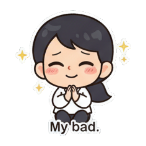 Sticker 5 from AI Sticker Pack, designed for expressive chats, social replies, and everyday reactions.