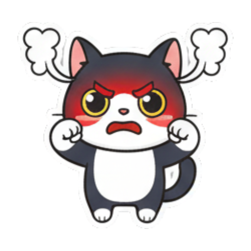 悲伤哭泣的猫咪 Cute Tuxedo Cat Expressions sticker for expressive chats and social replies.