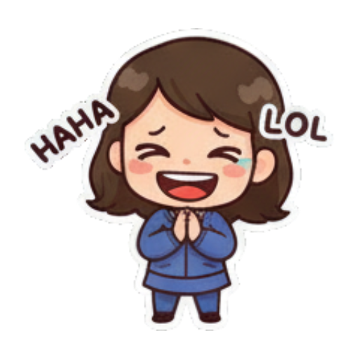 Sticker 6 from AI Sticker Pack, designed for expressive chats, social replies, and everyday reactions.