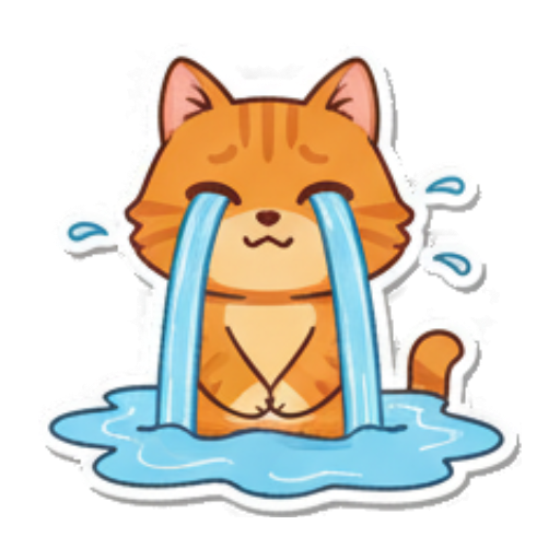 Sticker 9 from AI Sticker Pack, designed for expressive chats, social replies, and everyday reactions.