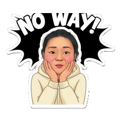 轻松惬意，Chill Real Human Emotion Stickers sticker for expressive chats and social replies.