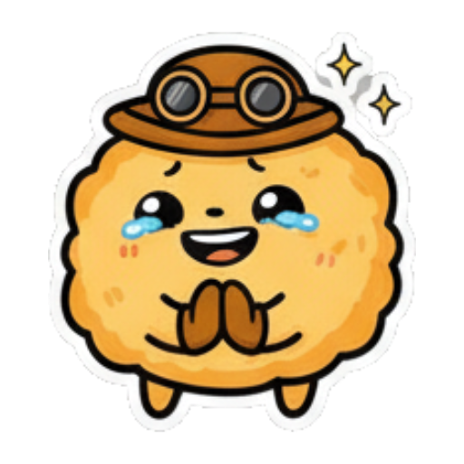Holding a steampunk heart, full of love. Steampunk Fluffball Adventures sticker for expressive chats and social replies.