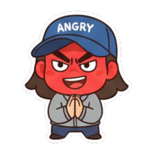 Sticker 8 from AI Sticker Pack, designed for expressive chats, social replies, and everyday reactions.