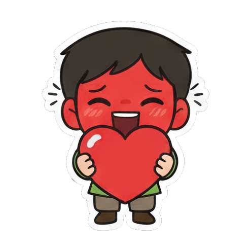 Sticker 7 from AI Sticker Pack, designed for expressive chats, social replies, and everyday reactions.