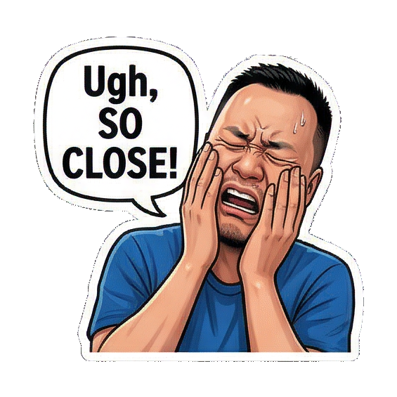 Sticker 3 from AI Sticker Pack, designed for expressive chats, social replies, and everyday reactions.