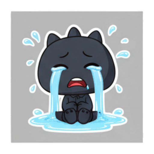 Sticker 9 from AI Sticker Pack, designed for expressive chats, social replies, and everyday reactions.