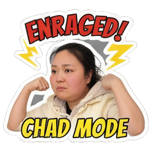 社交聊天必备 Meme Moods sticker for expressive chats and social replies.