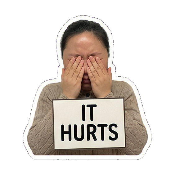Sticker 3 from AI Sticker Pack, designed for expressive chats, social replies, and everyday reactions.