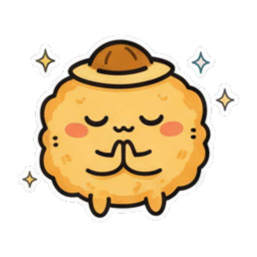 流汗尴尬又无奈 Cute Fluffy Character Stickers sticker for expressive chats and social replies.
