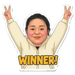 嘟嘴亲吻，撒娇 Real Human Emotion Stickers sticker for expressive chats and social replies.