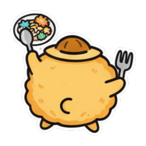 背影面向大海度假 Cute Fluffy Character Stickers sticker for expressive chats and social replies.